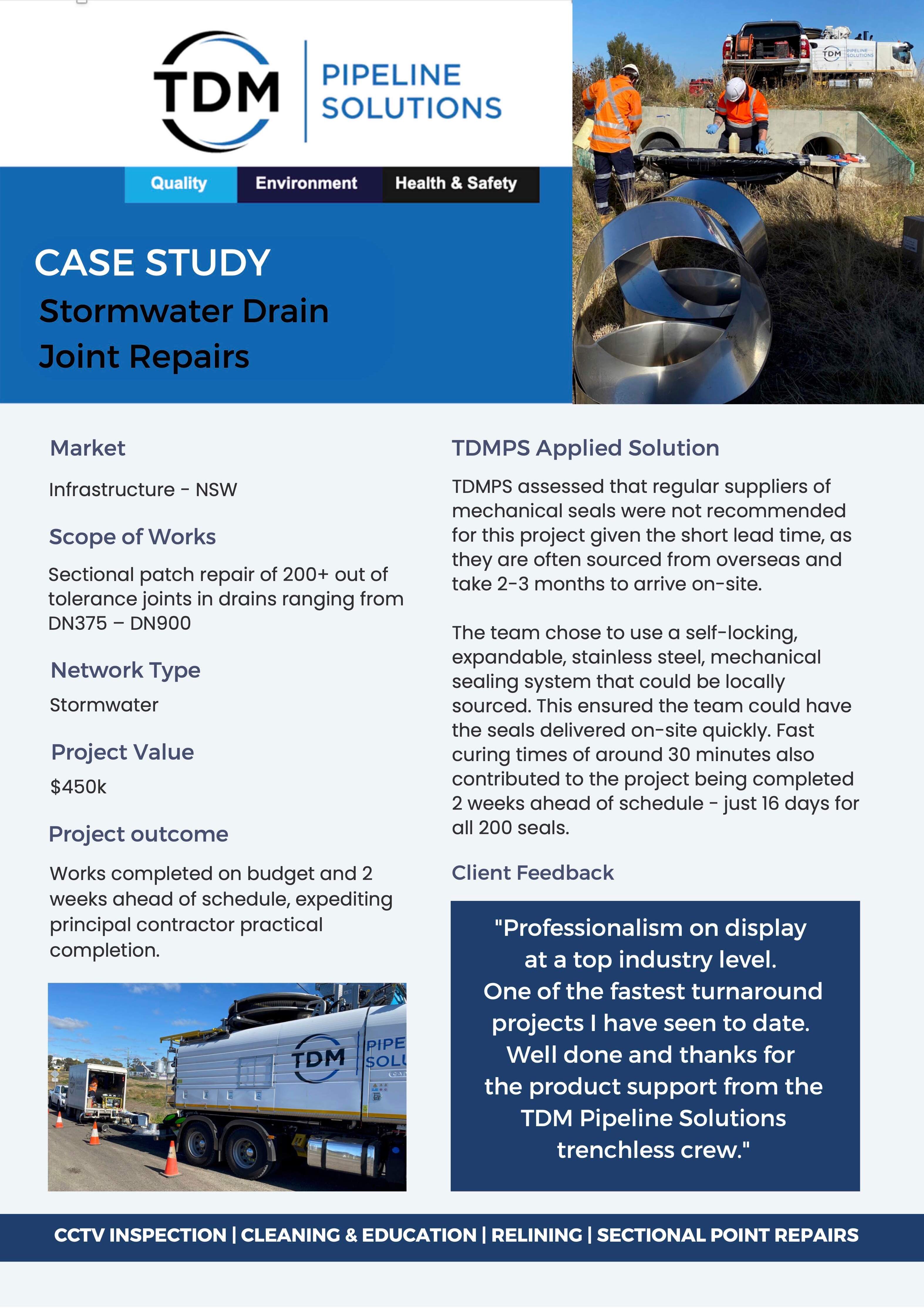 200 Stormwater Joint Repairs